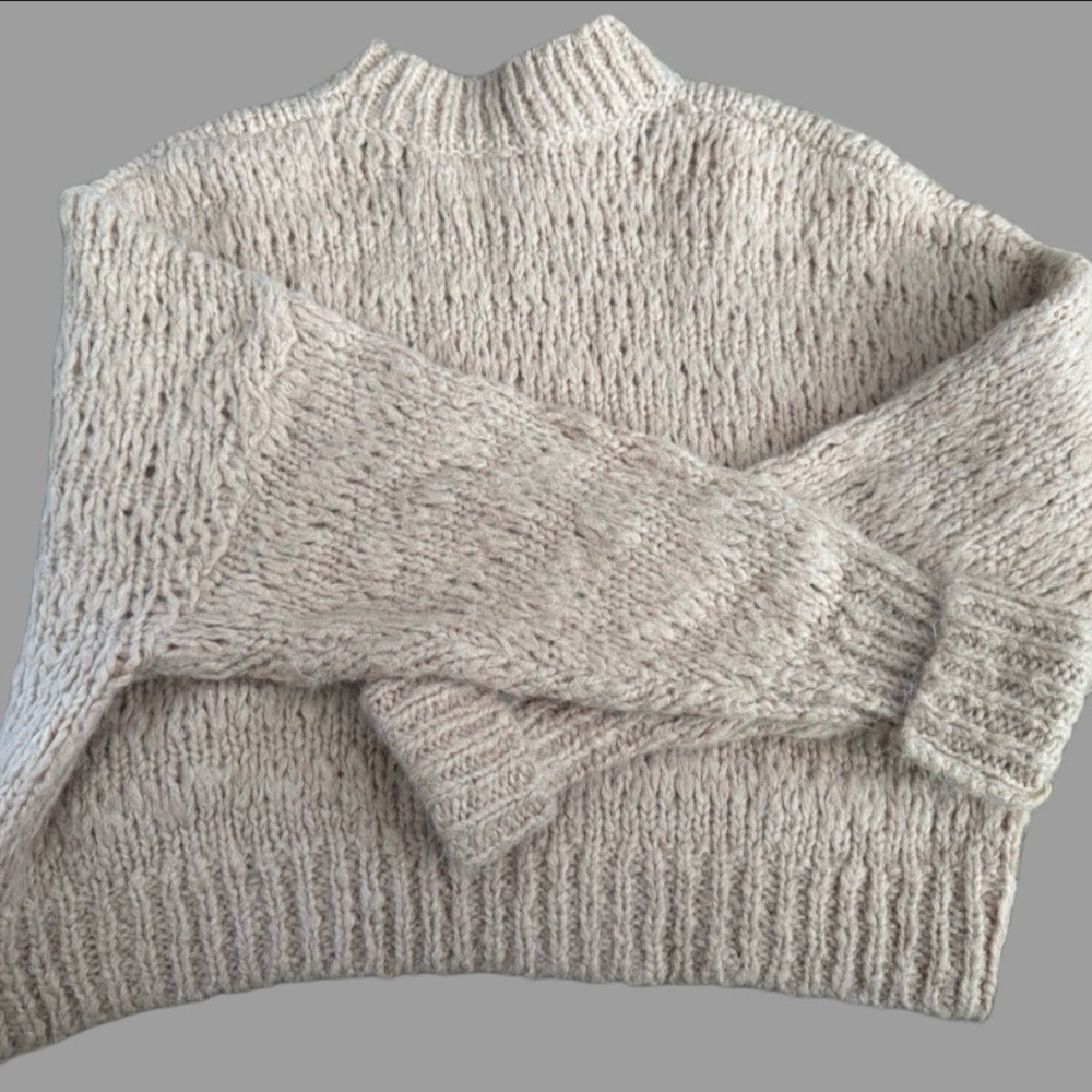 Wilfred Soft pink Knit Turtleneck Sweater